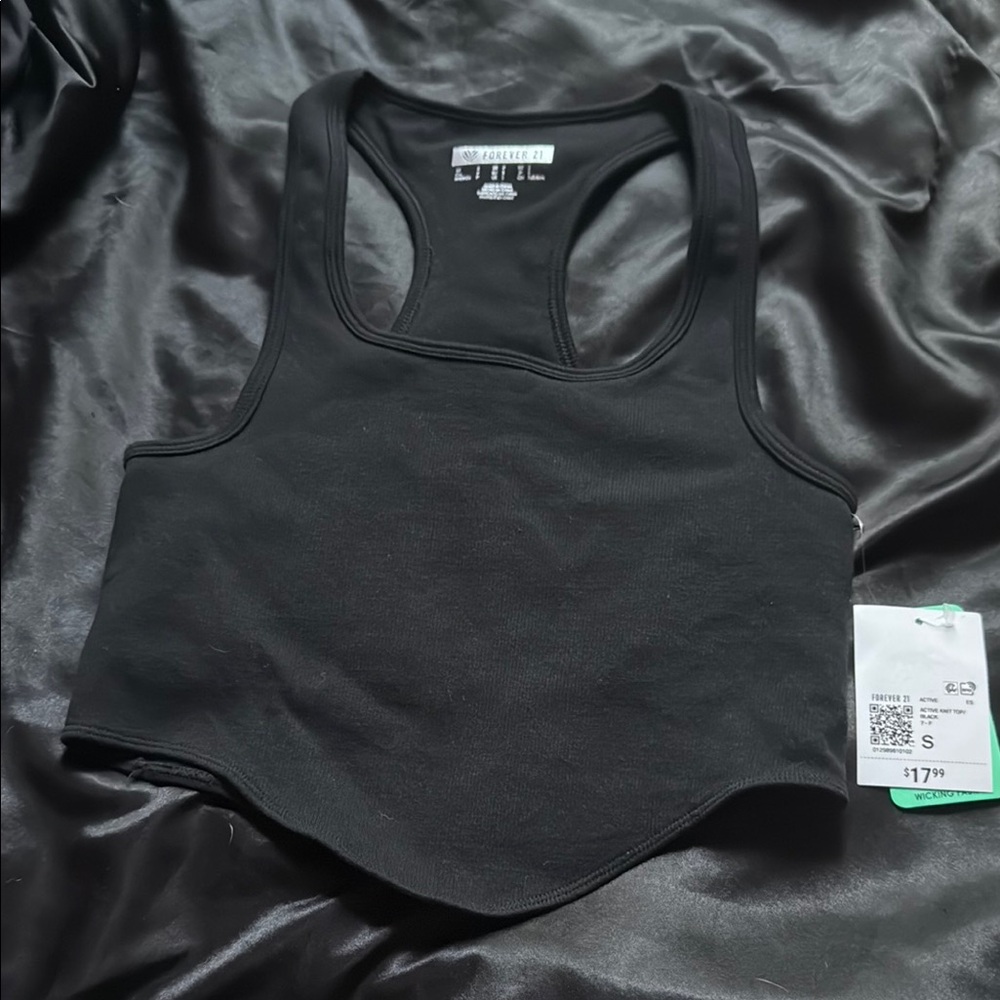Forever 21 Black Active Knit Top